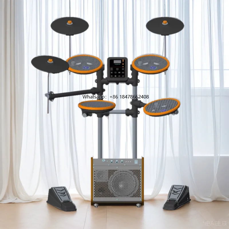 

AIERKE DD02 Portable Children's Drum Kit for Music Education