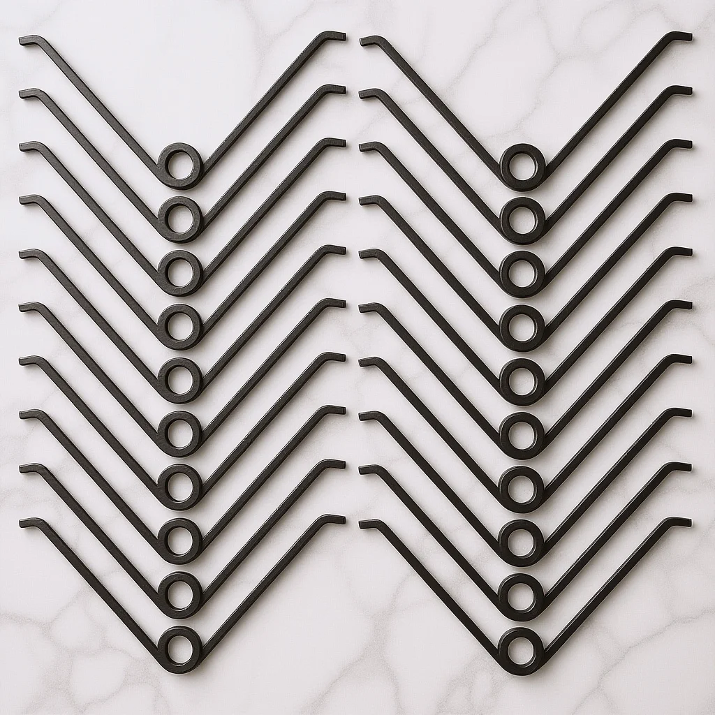 

25Pcs V-Shape Pruners Springs Durable Stainless Steel Replacement for Gardening Shears Tools Pruner Replacement Spring