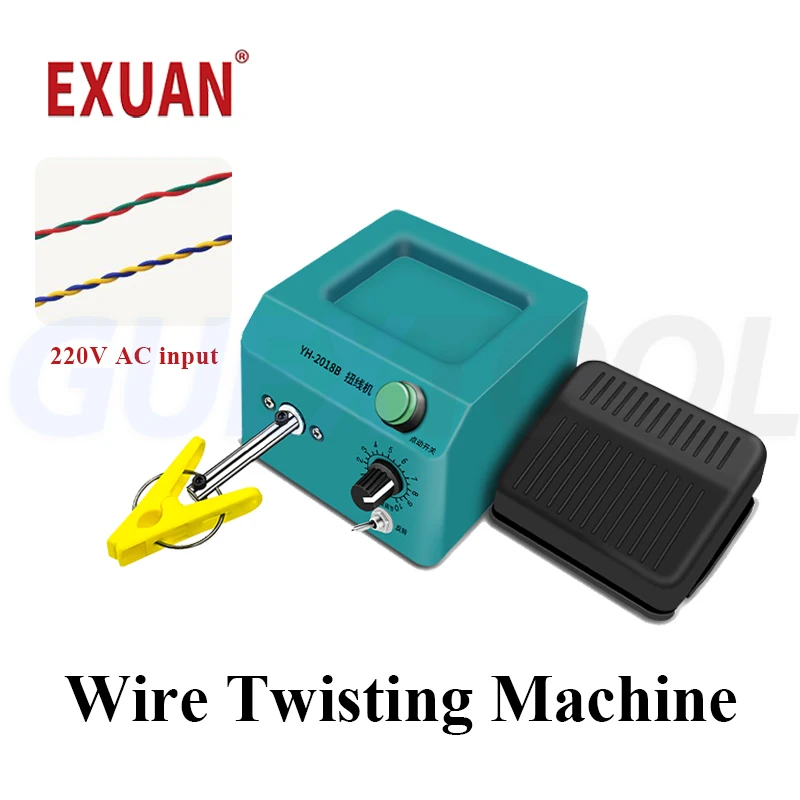 

Electric Twisting Machine Small Multifunctional Hook Wire Twisting Machine Dual Mode Operation Adjustable Speed Twisting Machine