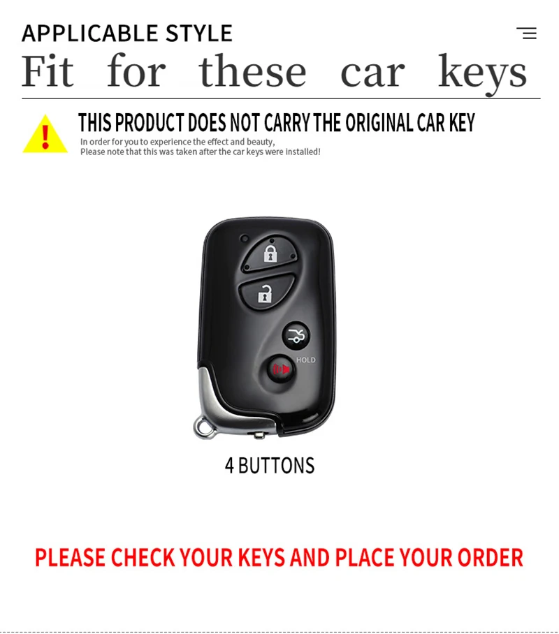 4 Buttons TPU Car Key Cover For Lexus CT200H GX400 GX460 IS250 IS300C RX270 ES240 ES350 LS460 GS300 450h 460h Shell Case