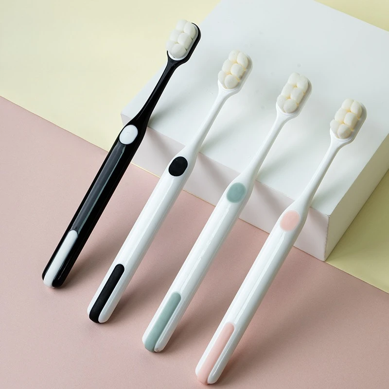 20Pcs Soft Fur Toothbrush Ultra-fine Bristles Soft Hair Suitable For Bleeding Gums Deeply Clean Care Tooth Brushes