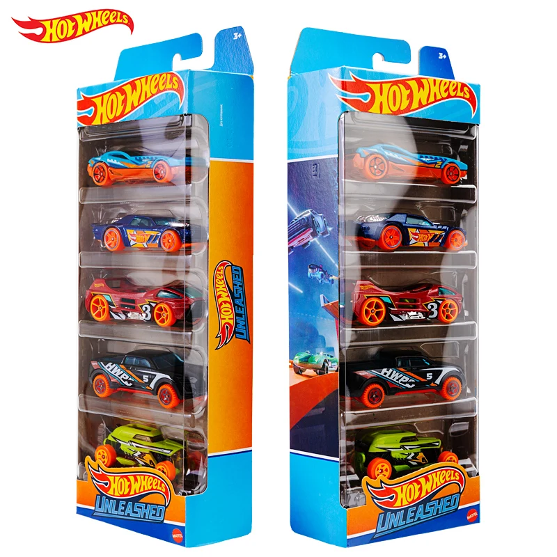 Nouveauté Original roue de vent et de feu petite voiture de sport 5 petites voitures piste de course voiture alliage jouet voiture modèle 1806 cadeau d'anniversaire