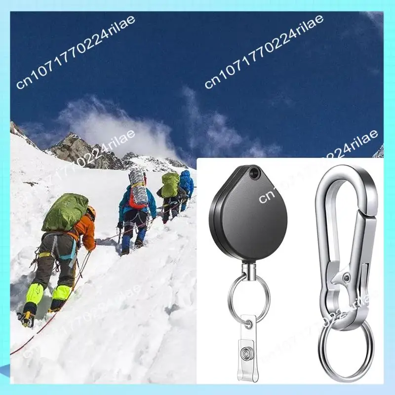 

A17Z выдвижной брелок-держатель для бейджа, сверхмощная катушка для бейджа, прочный корпус, металлический спиральный стальной трос, карабин