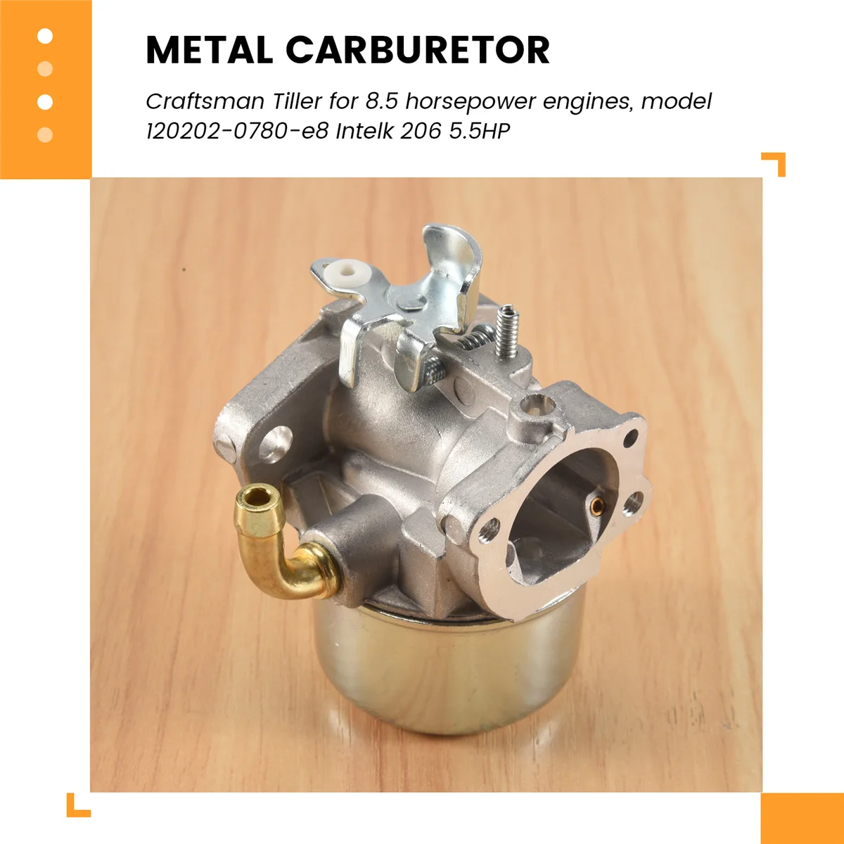 

Карбюратор лучшего качества, совместимый с Briggs & Stratton Intek 206. 126412 -0212-E1 121312 -0144-E1 214731 Карбюр