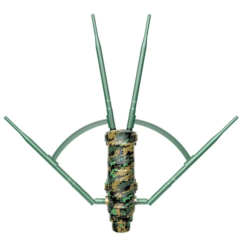 Outdoor Weatherproof Gigabit 1200Mbps AP WIFI Coverage Housing Repeater Router Grid expander
