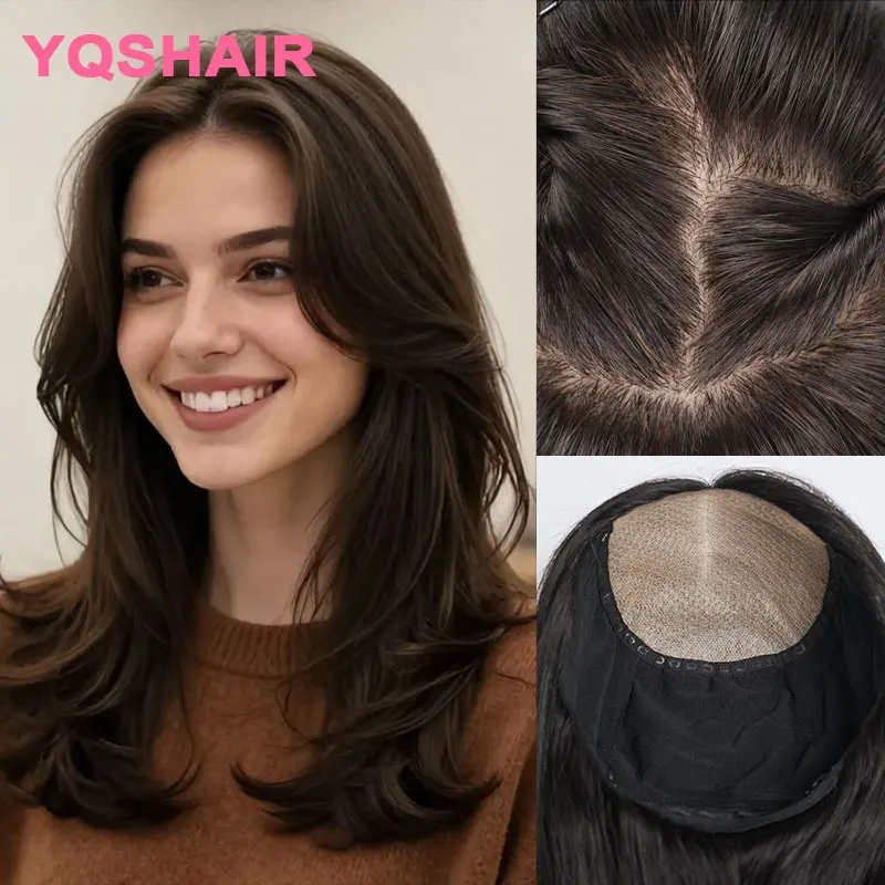 

Парик из натуральных европейских волос 6x6 с шелковой основой и эластичной сеткой, готовый к носке