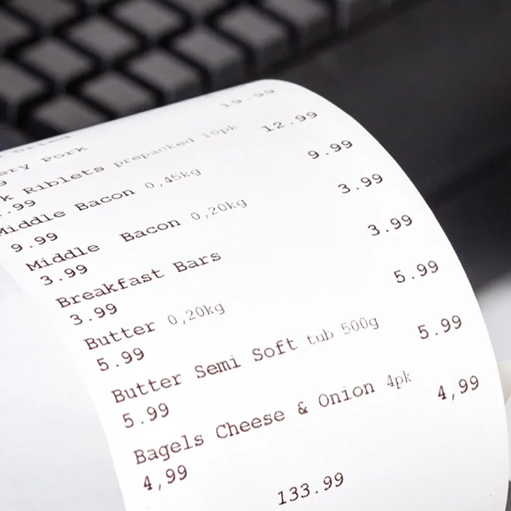 

10 Rolls Multipurpose Thermal Paper Receipt Roll for Cash Register Printable Paper for Shops Hotels Credit Card Rolls