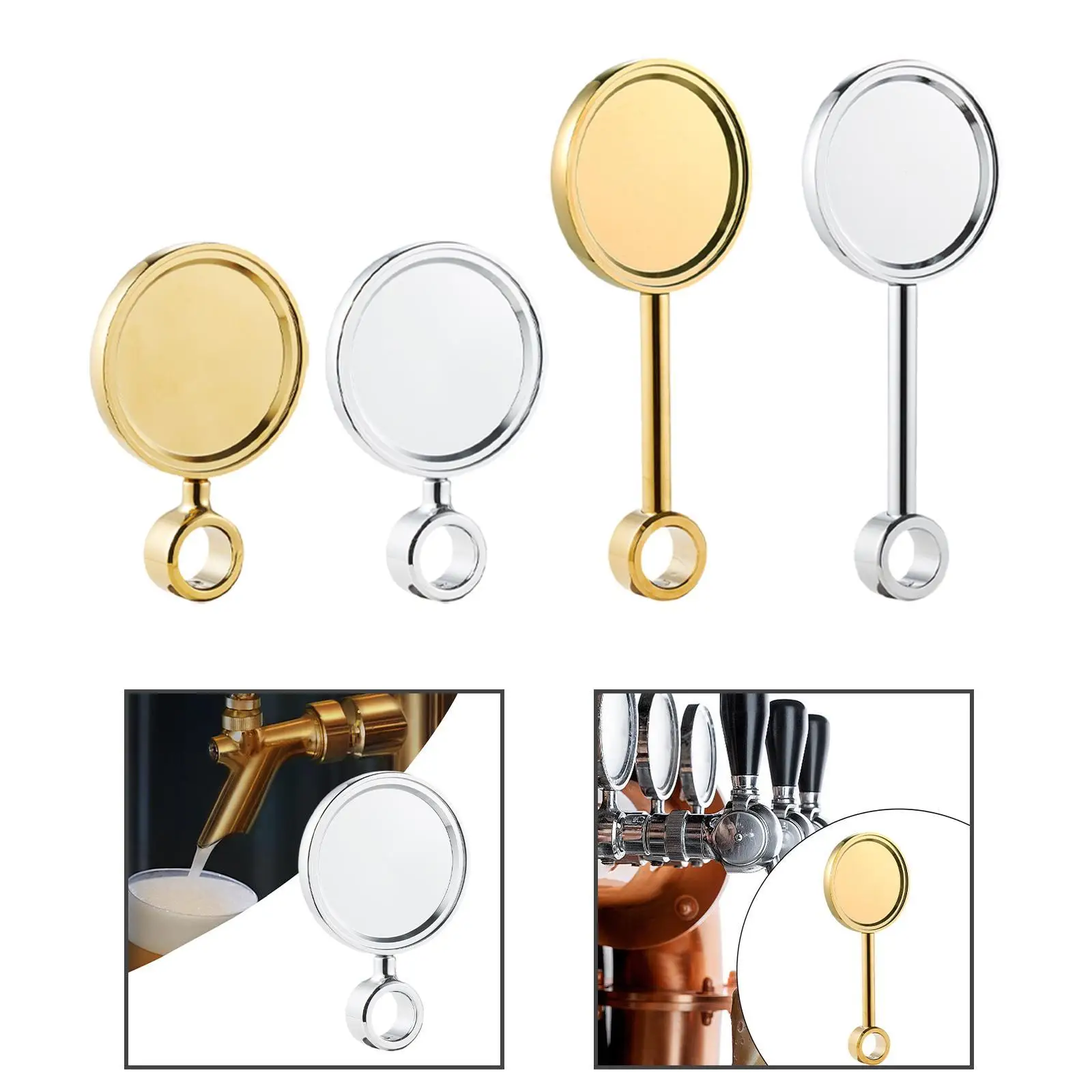 Beer Label Support Easy Installation Multipurpose Solid Beer Tap Fittings for Beer Dispenser Bar Home Use Gathering Beer Tower