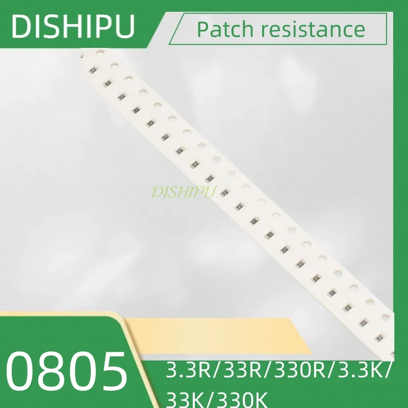 100PCS 0805Patch resistance 3.3R/33R/330R/3.3K/33K/330K