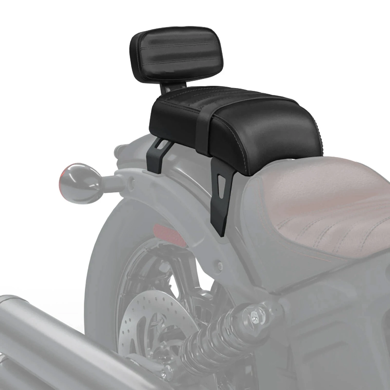 قطع غيار الدراجات النارية مقعد الركاب الخلفي مع مجموعات مسند الظهر لاستبدال مسند الظهر لمقعد الركاب الهندي 2018 ‐ 2023