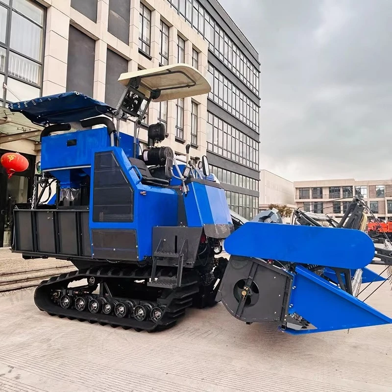 Multifunctional Combine Harvester China Famous Brand High Efficiency Fast Operation for Rice Wheat Corn Farm Use