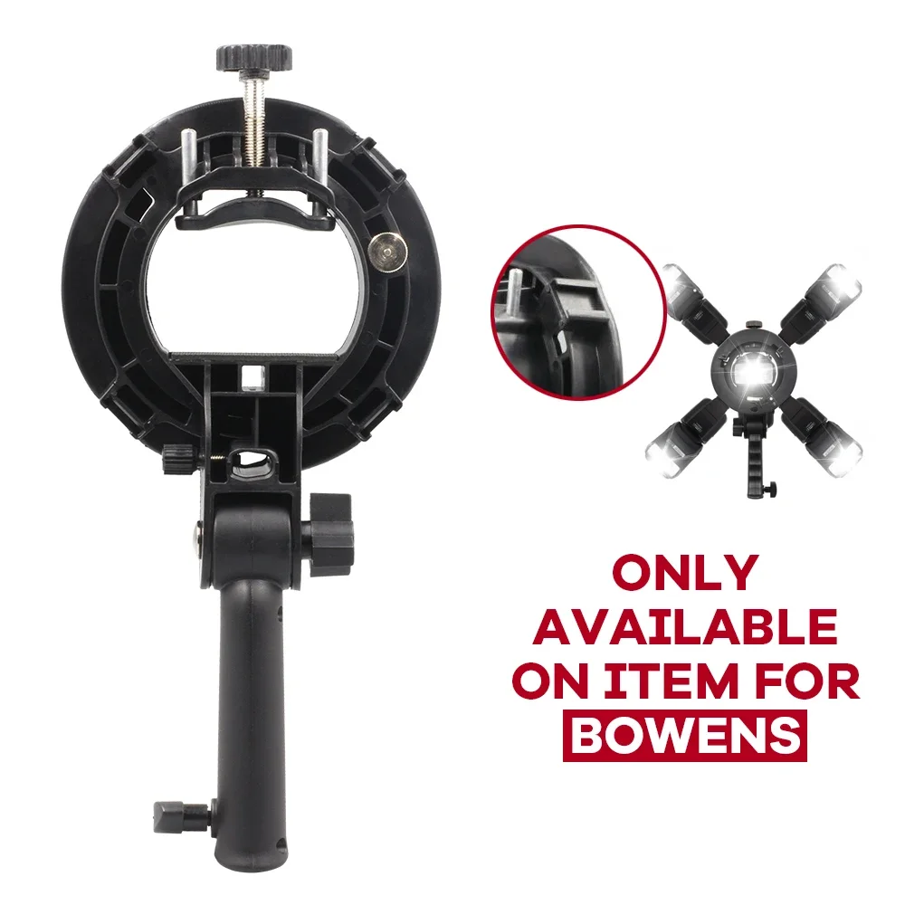 S-نوع سبيدليت قوس ل بونز يده قبضة فلاش حامل محول للضوء حامل سوفتبوكس سنوت استوديو ستروبي اكسسوارات