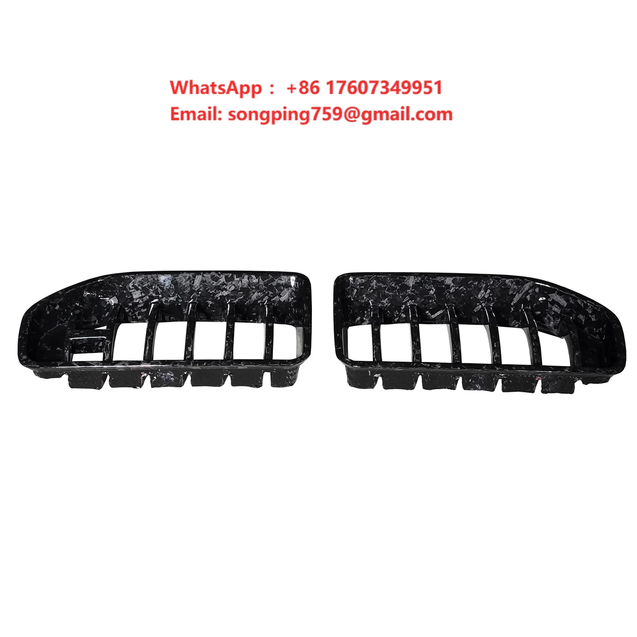 Z-ART G87 Dry Carbon Fiber Front Grille for BMW M2 G87 Prepreg Carbon Fiber Front Duct for BMW M2 2023 AD Front Grille