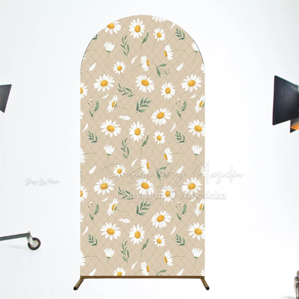 Mocsicka ดอกไม้งานแต่งงาน Arch ฉากหลังฝาครอบเด็กทารกฝักบัวผู้หญิงวันเกิด Photo โค้งพื้นหลังการถ่ายภาพ Decor Prop