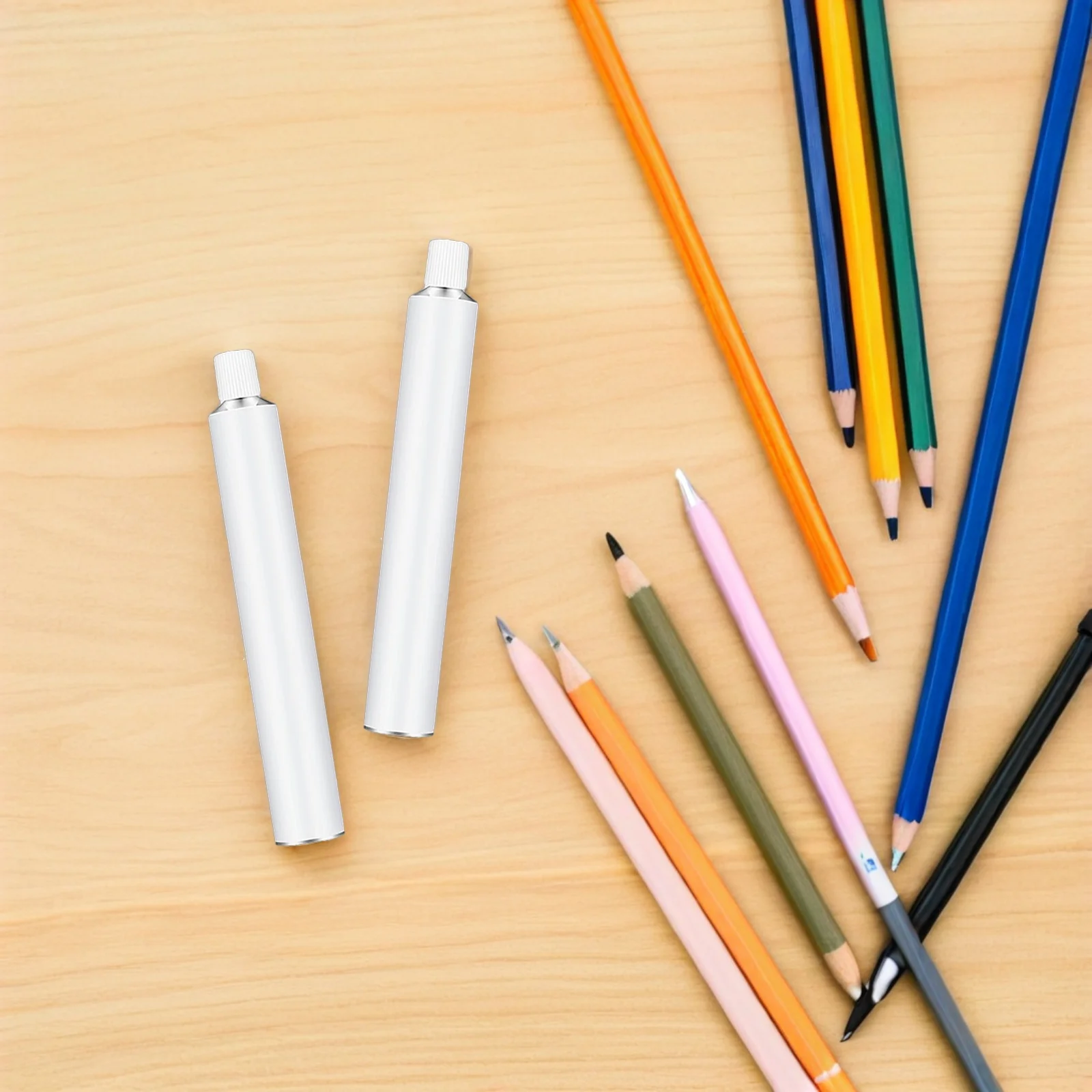 

30Pcs 20Ml Paint Tube Containers Refillable Aluminum Tubes for Watercolor Gouache Acrylic Oil Art Crafting Longlasting Sealing