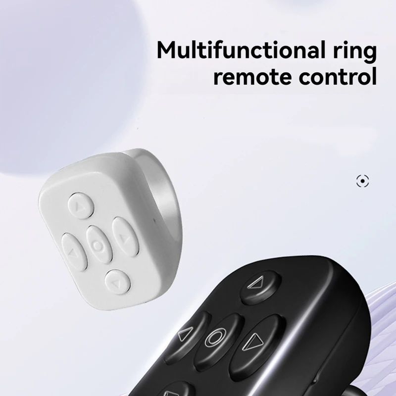 Wireless Bluetooth Air Mouse Mobile Selfie Lazy Instant Remote Control Ring Music Video Controller For Laptop Phone A