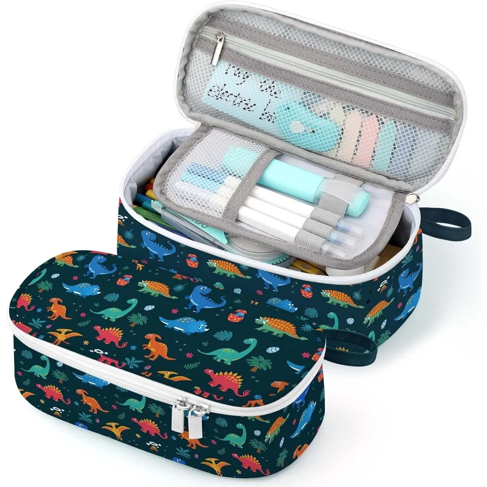 Large Capacity Multi-Layer Canvas Pencil Case 5