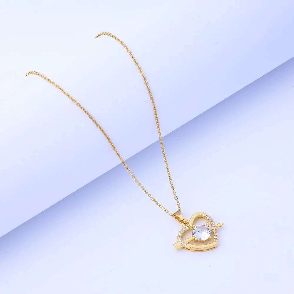 قلادة جميلة للنساء - قلادة حب على الطراز الياباني والكوري، سلسلة ترقوة فاخرة خفيفة، هدية مثالية لها، فيرسا