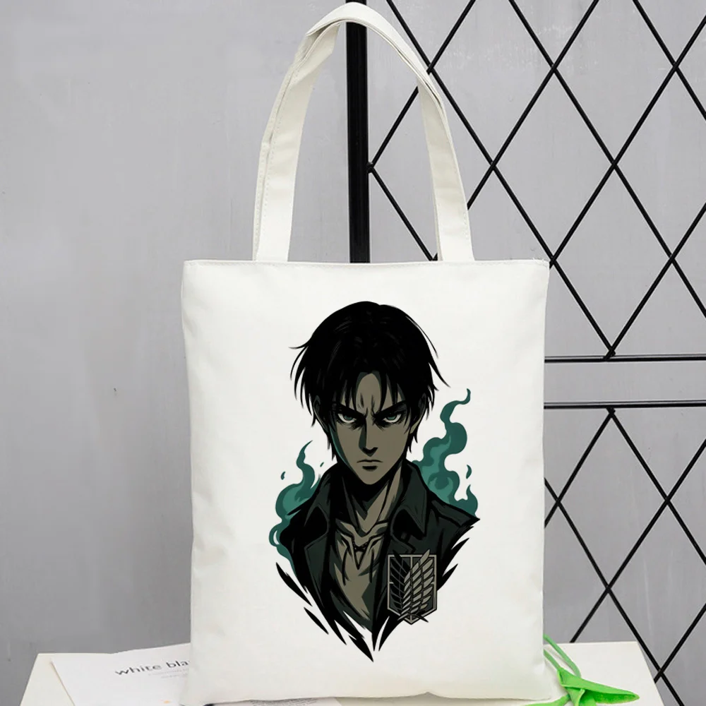 bolsa-tote-attack-on-titan-sacola-de-compras-dobravel-para-mulher