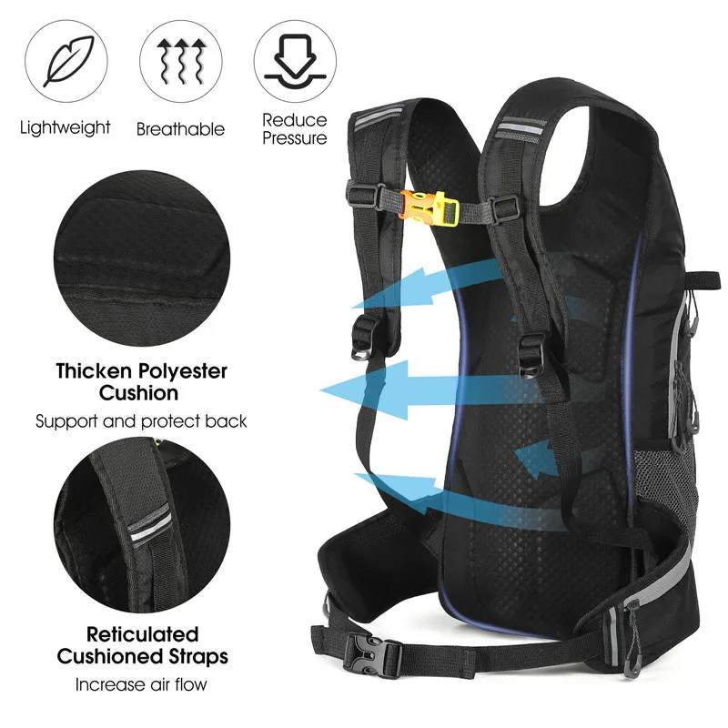 WEST BIKING 16L Cycling Hydration Backpack Large Capacity Hiking Climbing Bicycle Water Bag MTB Road Bike Ultralight Backpack