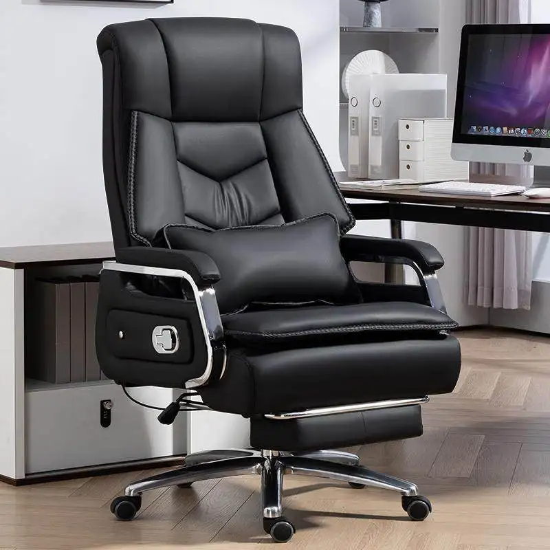 

Brown Black Armrest Office Chair Wheels Cushion Comfy Office Chair Gaming Bureaux Lazyboy Relax Sillas De Oficina Furniture