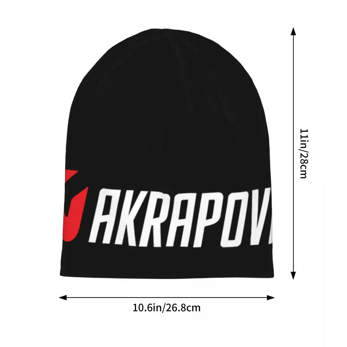 Akrapovics Logo AKS Motorcycle Exhaust Warm Knitted Cap Fashion Bonnet Hat Autumn Winter Outdoor Beanies Hats for Unisex Adult