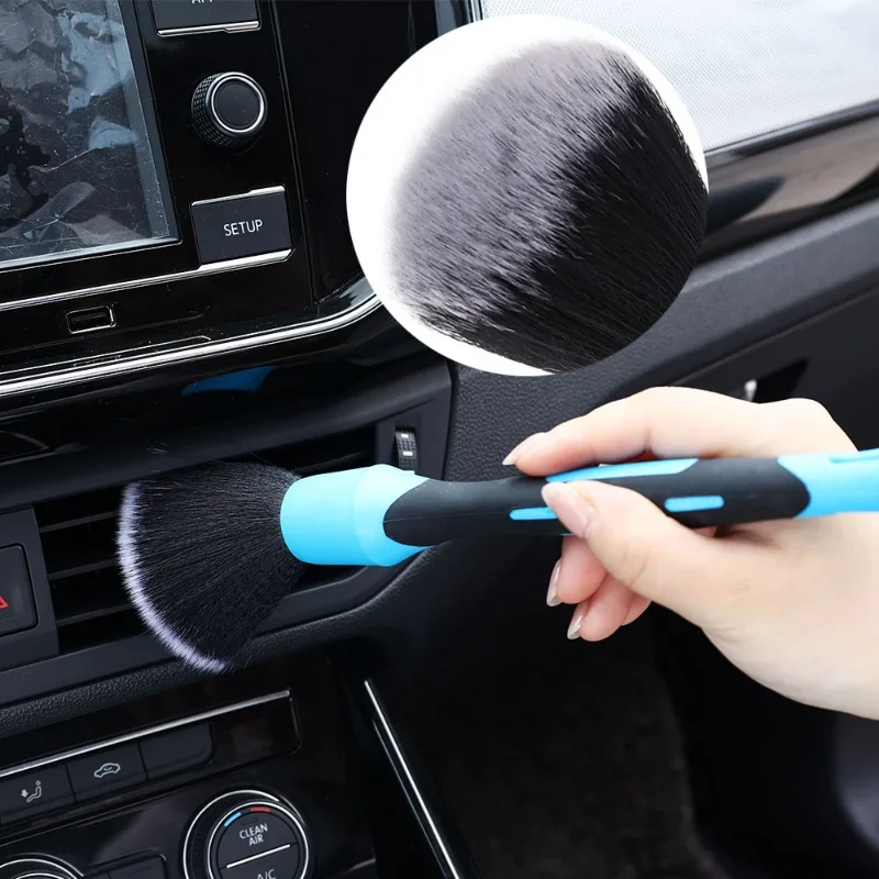 Car Interior Detail Cleaning Brush Elbow Sweeping Dust Removal Tools Universal Dashboard Air Outlet Wheel Rim Washing Brushes