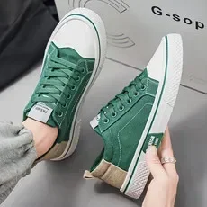 

Men's 2024 Summer New Breathable Versatile Skateboarding Shoes Men's Soft Bottom Casual Sports Trend Fashion Canvas Shoes