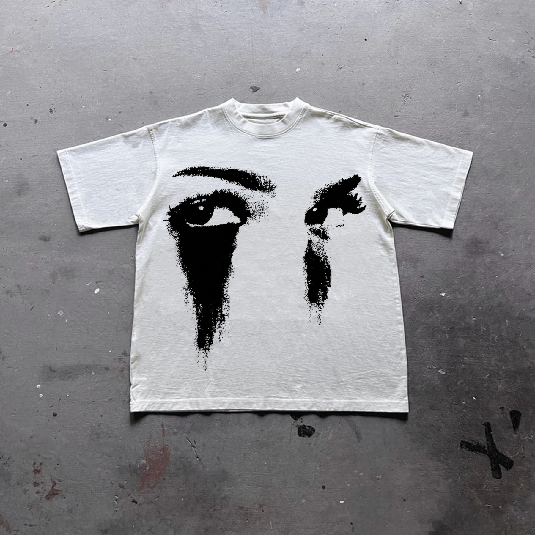 Camisetas con estampado de letras Harajuku Y2k, camisetas para hombres y mujeres, camiseta de gran tamaño de calle, ropa de calle profesional a elección, camiseta Vintage