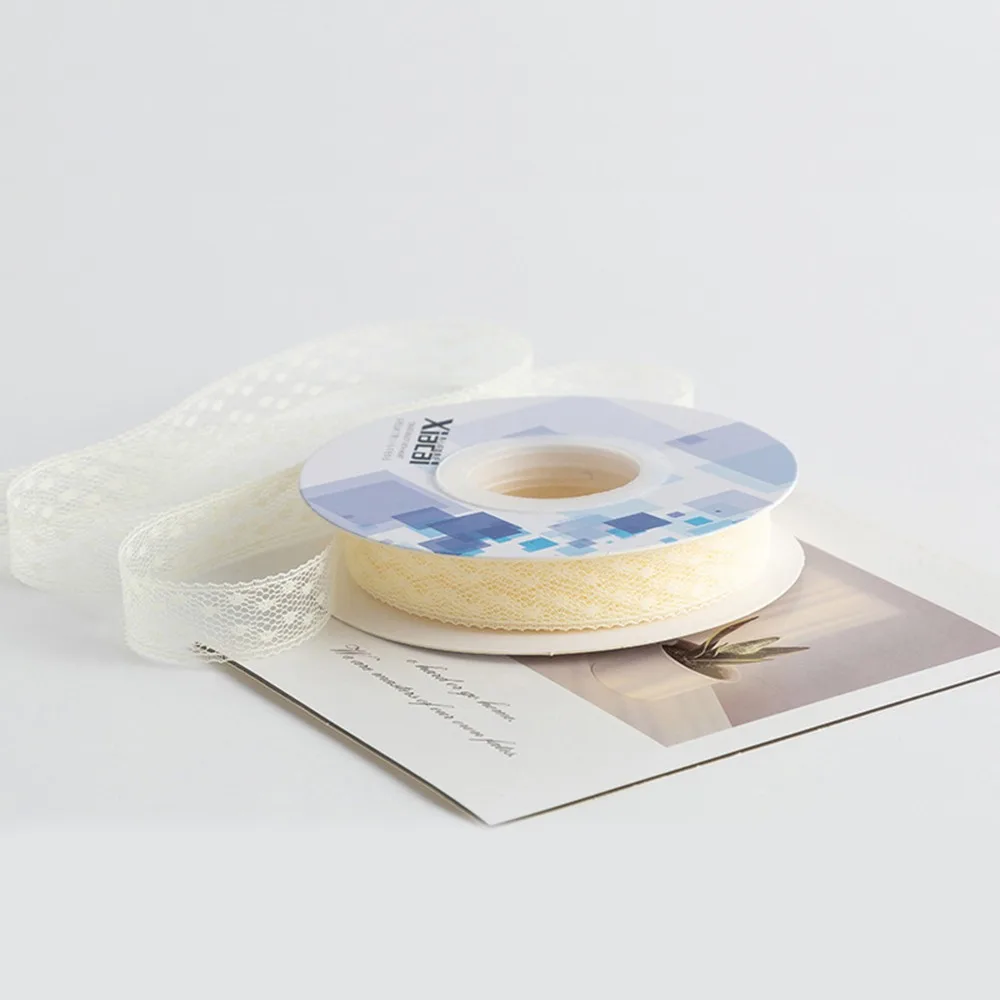 

25 ярдов 1,5 см лента для отделки дофамина в горошек, кружевная отделка, украшение, кружевная вышивка, реквизит для фотосессии, аппликация, шитье, ремесло