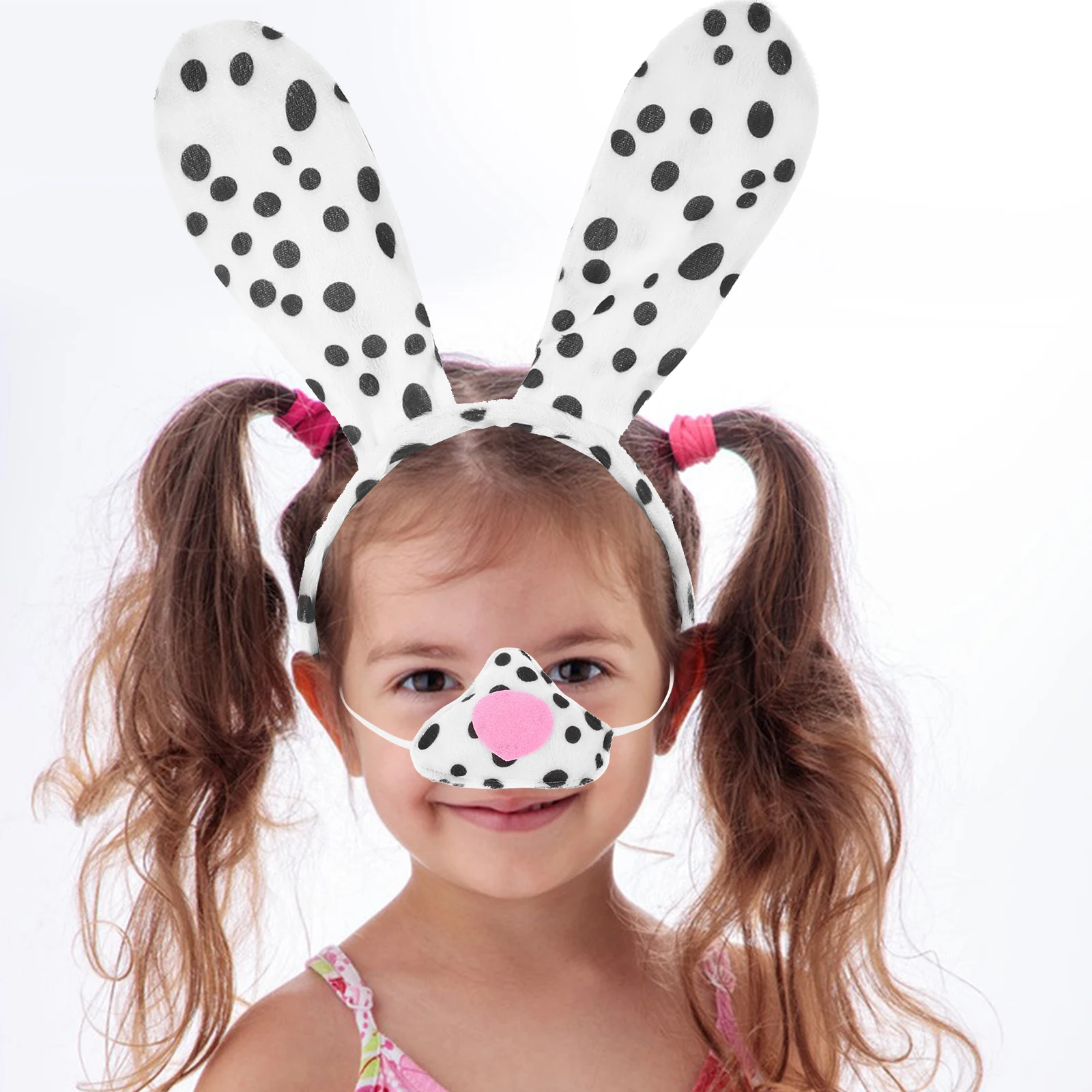 

1 set 1 Set Cute Dog For Kids Headband Puppy Cosplay Halloween Party Dress Up Accessories Cartoon Outfit Pet Costume Animal Ears