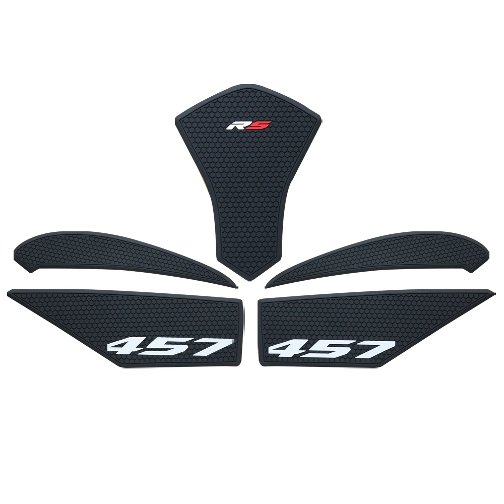 Untuk Aprilia RS 457 2024-2026 Stiker Pelindung Tangki Bahan Bakar Samping Bantalan Pegangan Lutut Traction Pad Cocok untuk Aksesori Sepeda Motor