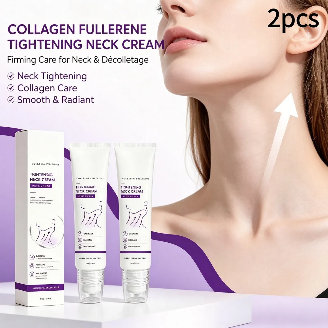 50g Collagen Refreshing Neck Cream Lightweight Moisturizing Increase Elasticity Cream Rejuvenate Nourish Smooth Skin Care Cream