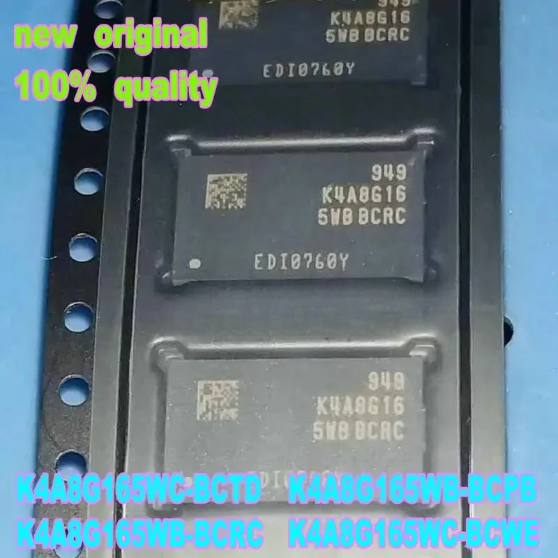 

1pcs 100% Brand new original K4A8G165WC-BCTD / K4A8G165WC-BCWE / K4A8G165WB-BCRC / K4A8G165WB-BCPB package DDR4 DRAM memory chip