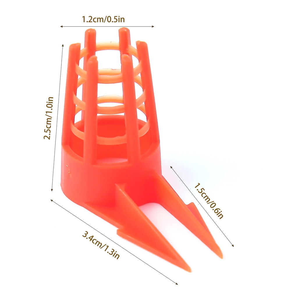 50 Pcs King Cells Plastic Bee Queen Cages Cell Cover Cap Protective Cellular Tool Beekeeping Supplies Beekeeping Tools