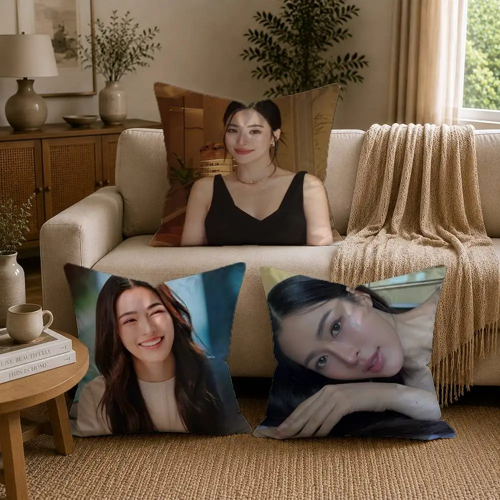 Actress L-Lingling Kwong LingOrm Pillow Case for Sofa Living Room Home office Decor Protective Cover 2