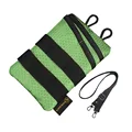With strap