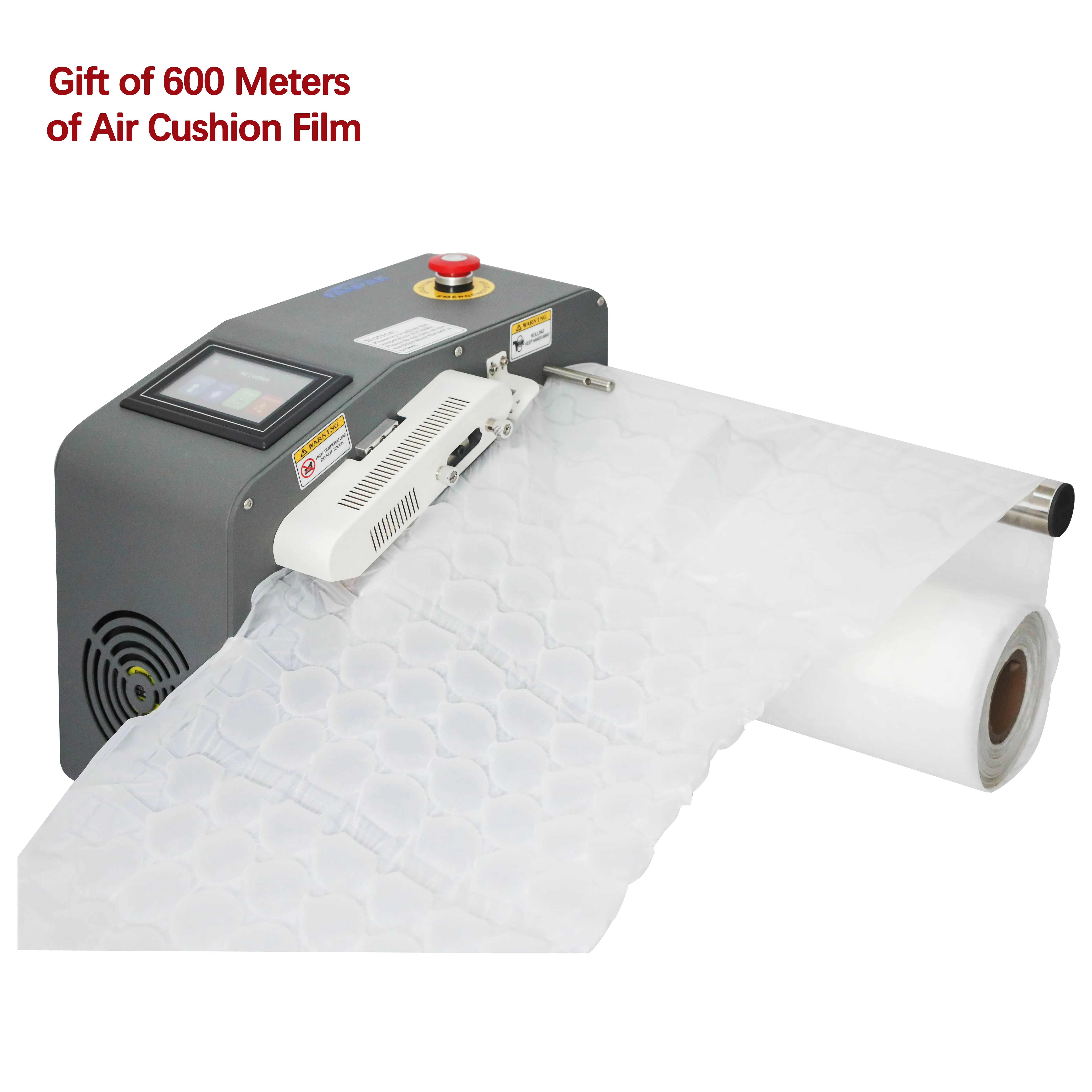 

Free 600m Air Cushion Film Included HY-03 Mini Small Multi-function Packaging Machines Air Cushion Machine With Meter Functions