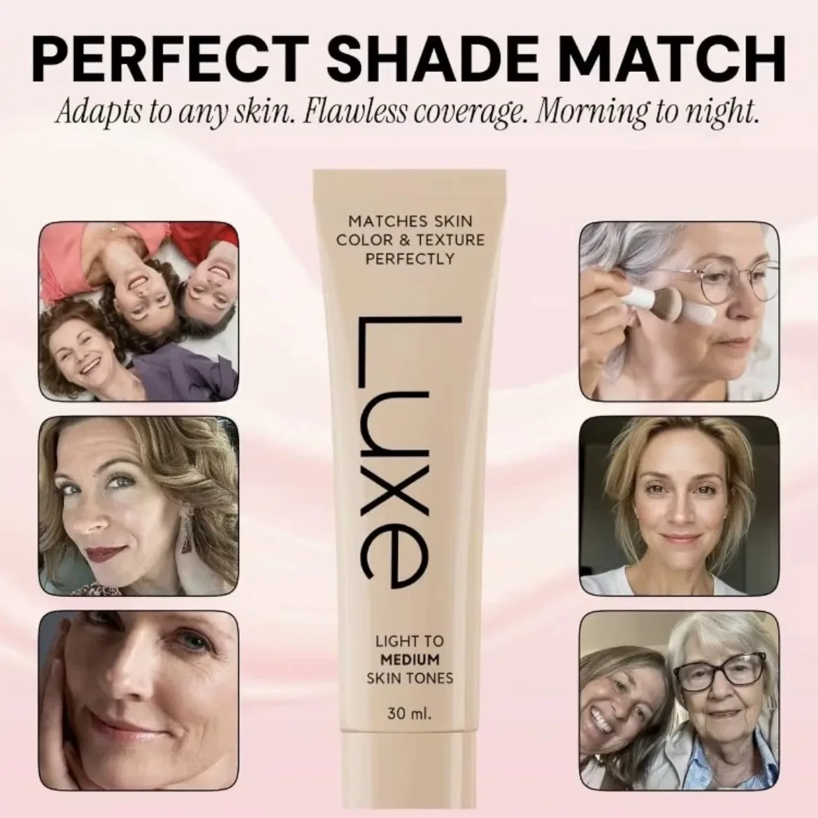 Luxe Color Change Wasserfester Concealer-Foundation, Volle Abdeckung für Akne, Narben & Unebenen Hautton, Langanhaltendes Gesichts-Make-up – Detail 2