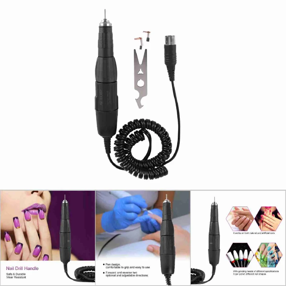 102L-2.35mm 102L 2.35mm Nail Drill Handpiece 45000 RPM Micromotor Polisher Micromotor Replacement Handpiece 35000 RPM