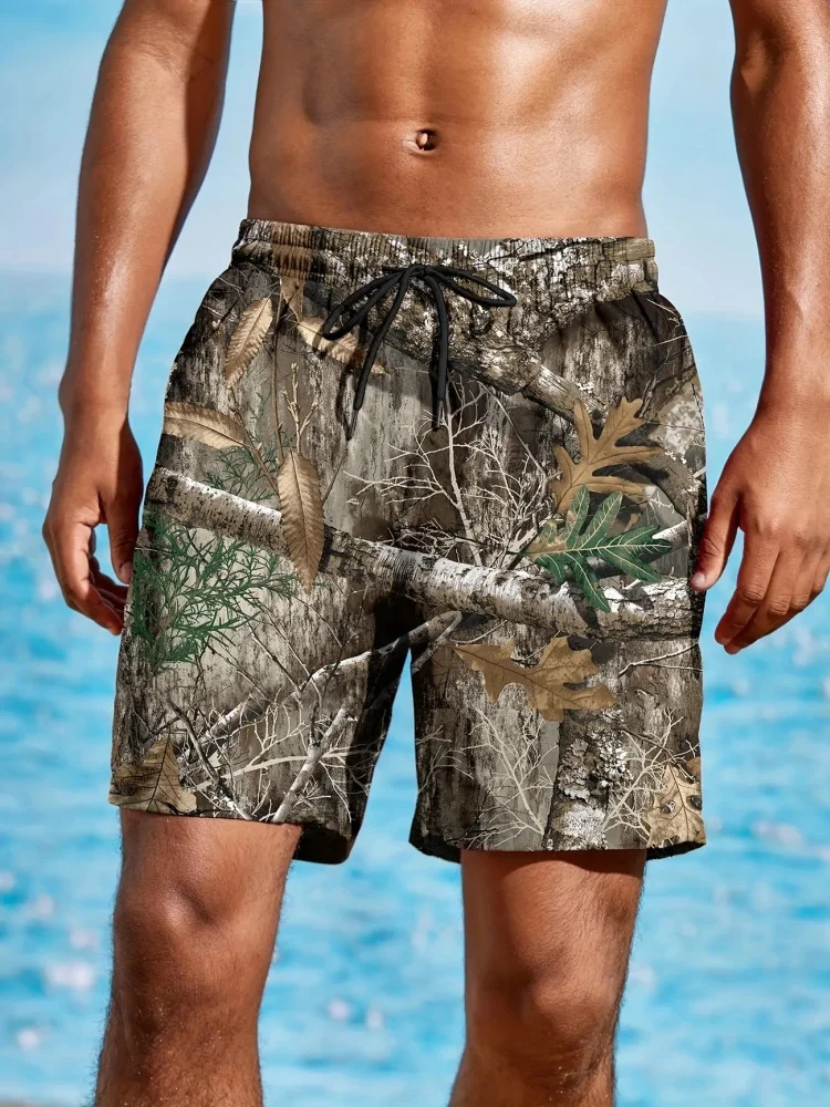 

Мужские шорты с 3D цифровым цветочным узором и карманами на шнурке, короткие брюки, новинка и шикарная повседневная одежда для лета 2023 года, пляжного отдыха