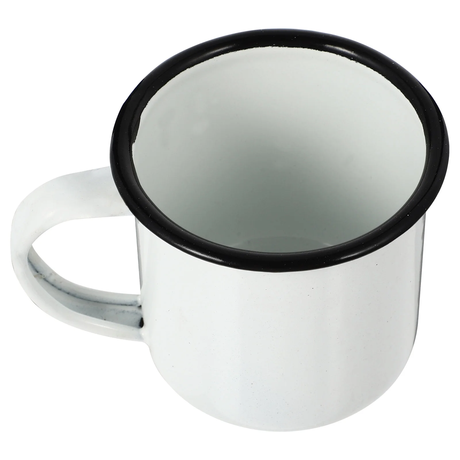 

Espresso Vintage Mug Tea Cup Drinking Accessories White Iron Multipurpose Travel