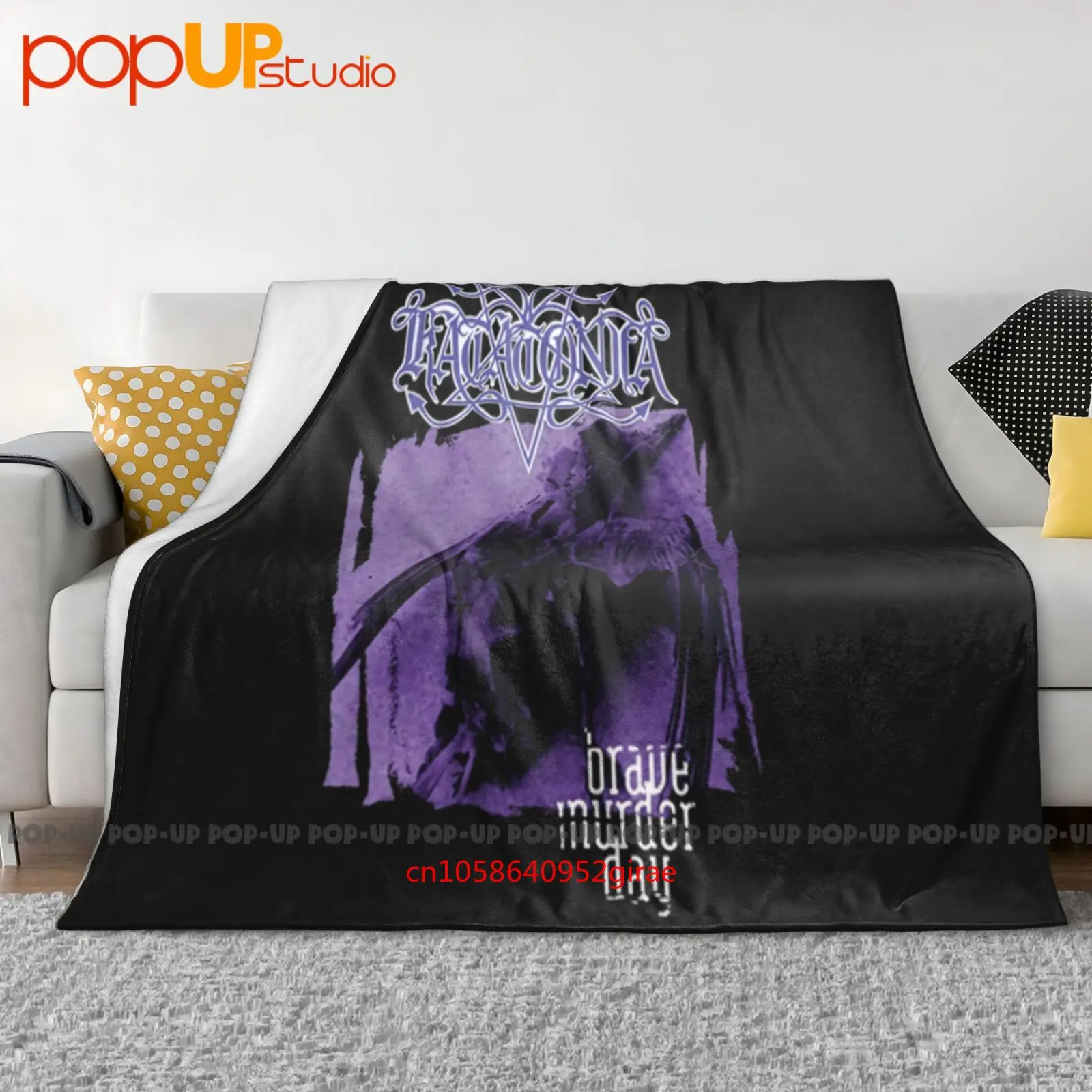 Katatonia Brave Murder Day Cobertor ultramacio colcha capa de sofá de inverno capas de cama