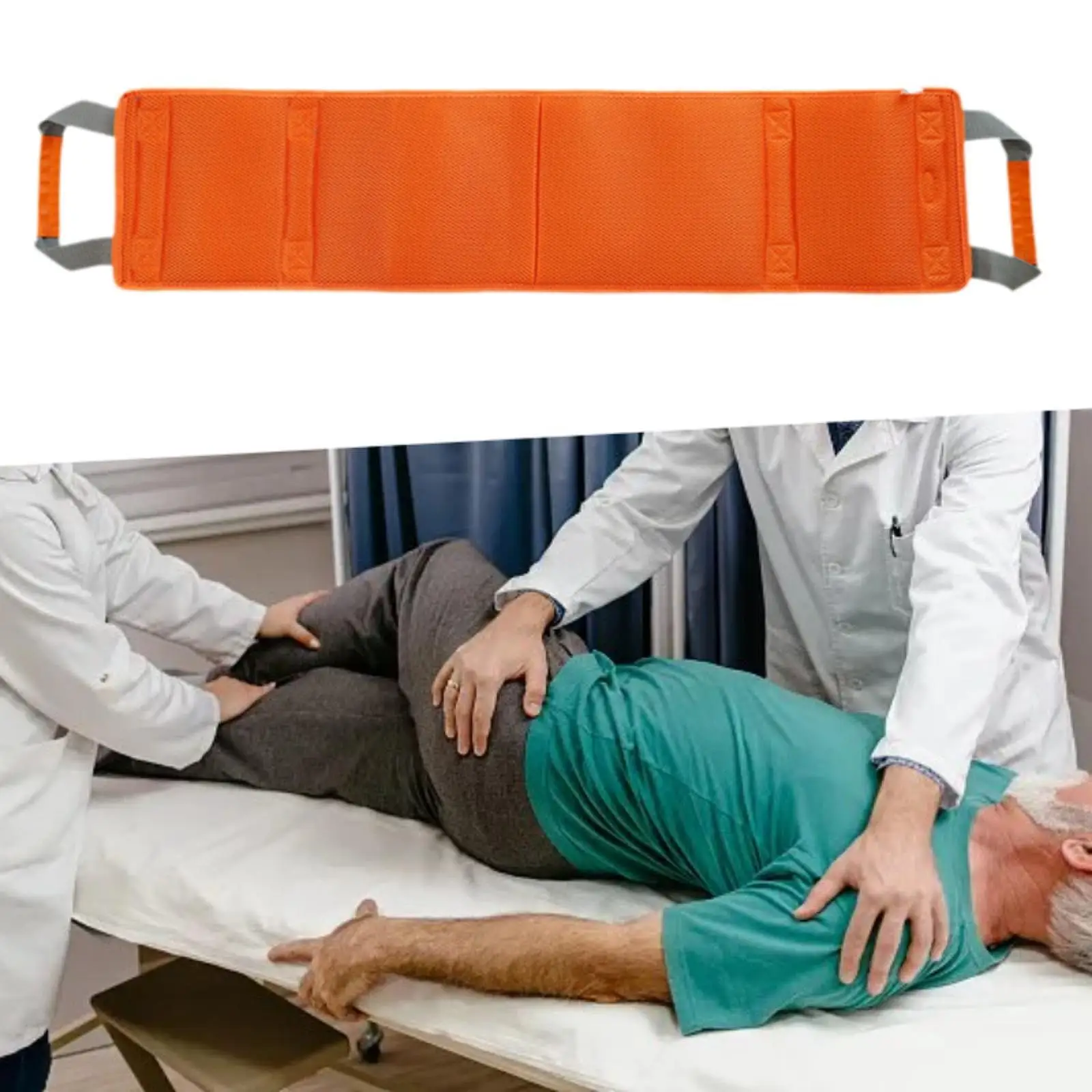 

Transfer Belt with Handles Long Strap Transfer and Gait Belt Auxiliary Belt Aid Lifting Tool for Seniors Bedridden Patients