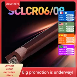 -SCLCR S07K/S08K/S12M/D06K/D25S-SCLCR lathe cutter tool CNC Spring steel shockproof plus hardness CCMT06/09 Carbide Inserts