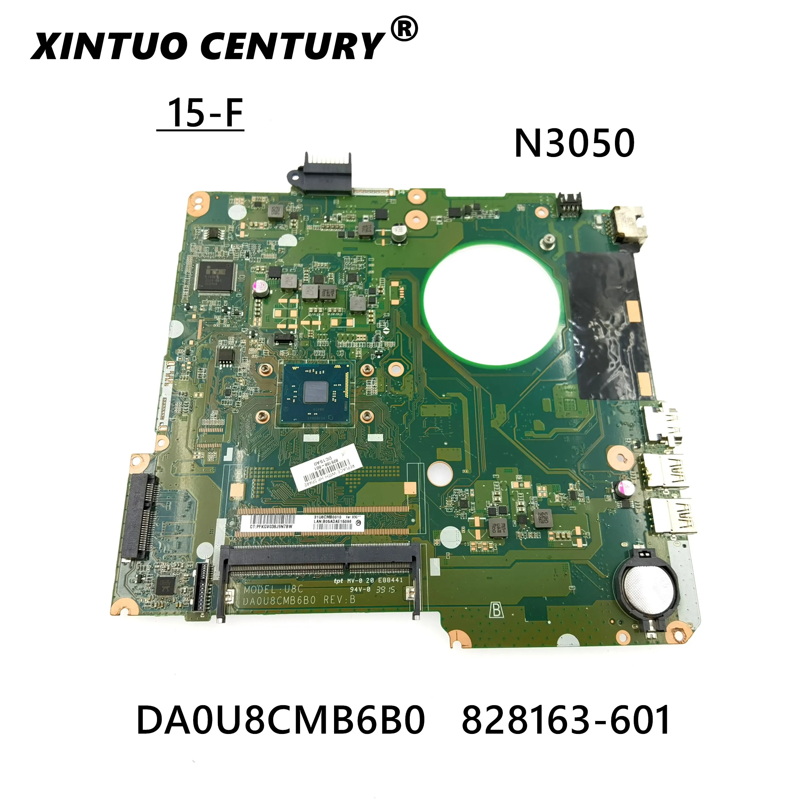 

For HP 15 15-f272wm 15-F notebook pc laptop Motherboard mainboard with N3050 CPU DA0U8CMB6B0 828163-601 828163-001 test ok