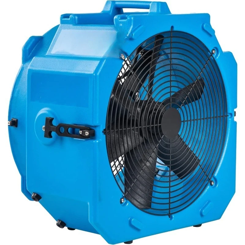 AM25AX 2-Speed 1/4 4000 CFM 18 بوصة منفاخ محرك الهواء بمروحة محورية مع مبيت قالب Roto لاستعادة أضرار المياه، Ai