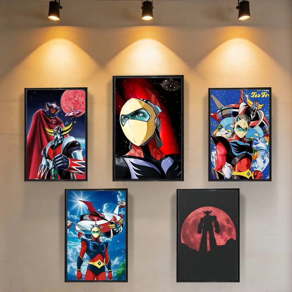 

Alloy UFO Goldorak Grendizer Poster HD Art Sticky Wall Waterproof Home Living Room Bedroom Bar Aesthetic Decoration
