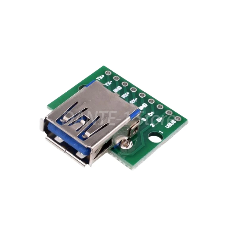 USB adapter board female male micro usb direct plug dip adapter PCB board 2.0/3.0 square port female