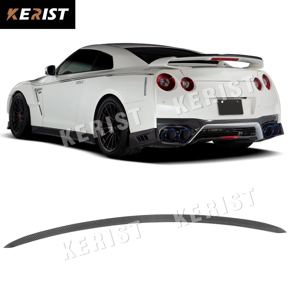 For R35-EBA NISSAN GT-R 2017-2021 NIS Style Carbon Fiber Gurney Flap